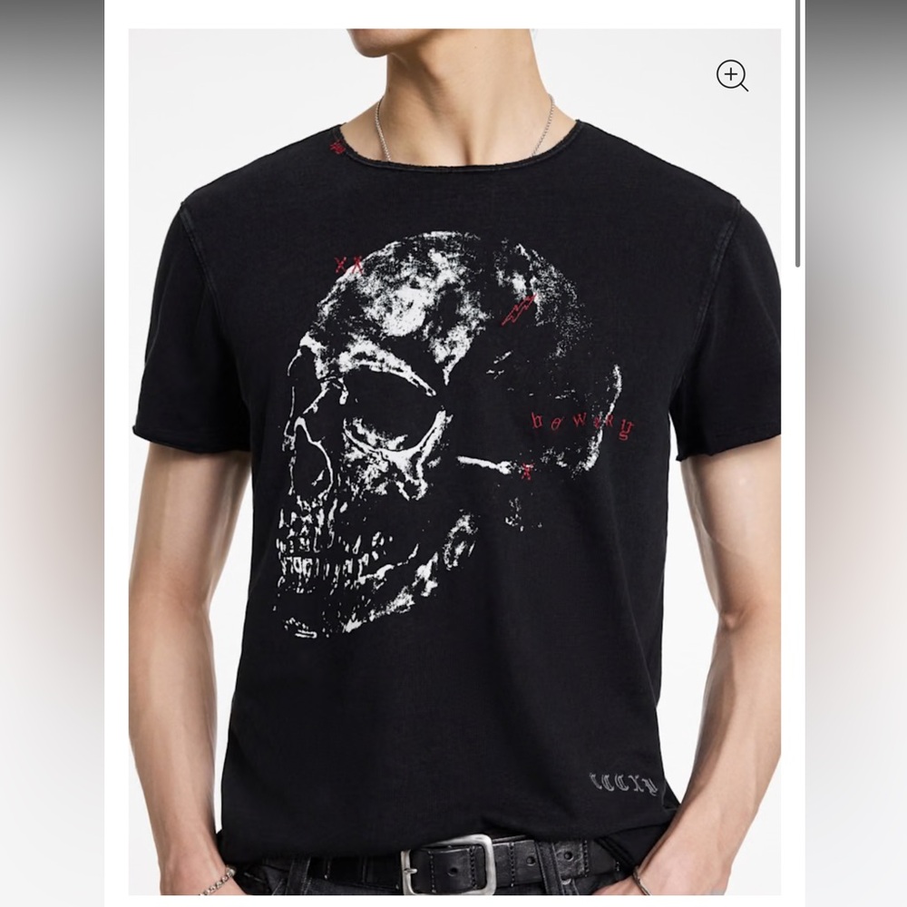 John Varvatos Charcoal Tee